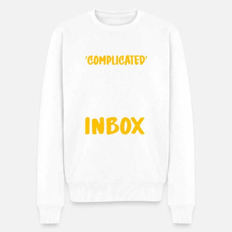 Büro Humor - Männer Premium Bio Pullover - Weiß