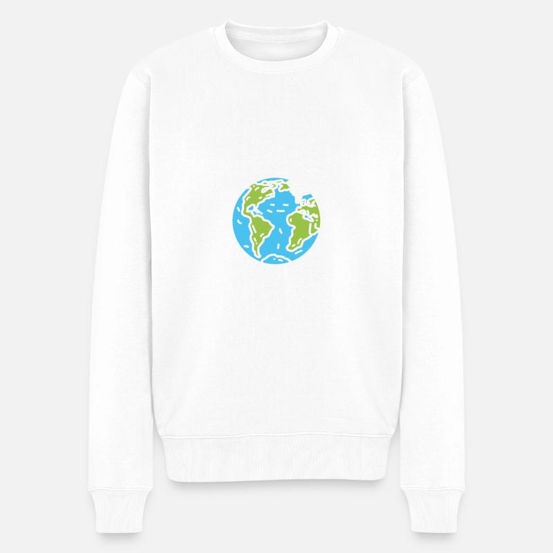 Reise Humor Urlaub - Männer Premium Bio Pullover - Weiß