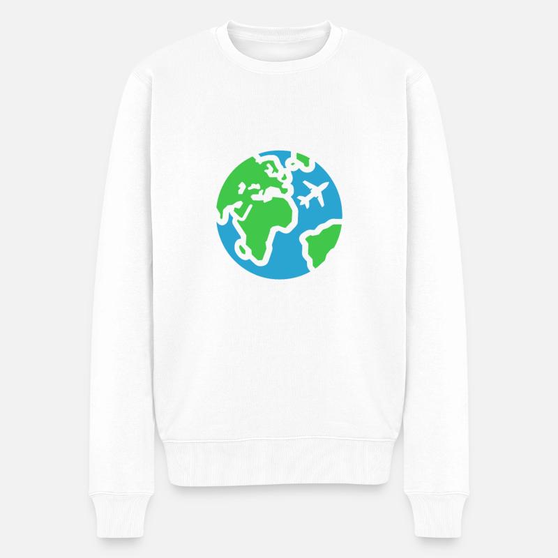 Voyage Humour vacances - Pull Premium bio Homme - blanc