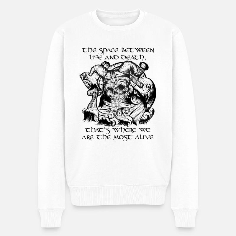 Old Viking - Pull Premium bio Homme - blanc