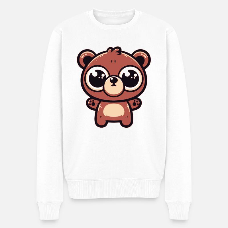 Bébé ours - Pull Premium bio Homme - blanc