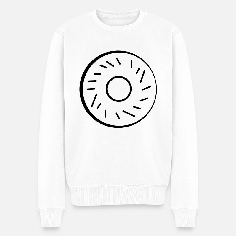 donut - Pull Premium bio Homme - blanc