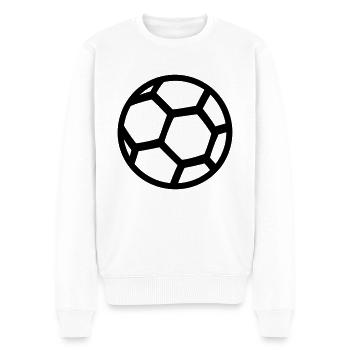 ballon de foot - Pull Premium bio Homme - blanc - Devant - Thijin (182cm)