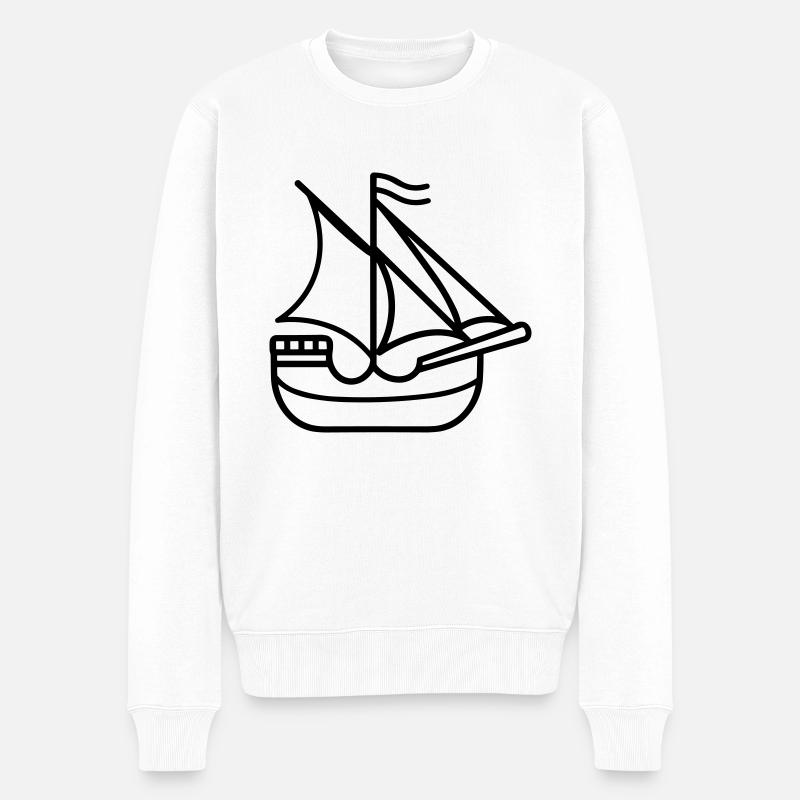 Bateau pirate - Pull Premium bio Homme - blanc