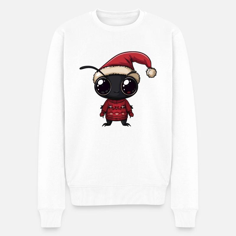 Fourmi Noël - Pull Premium bio Homme - blanc