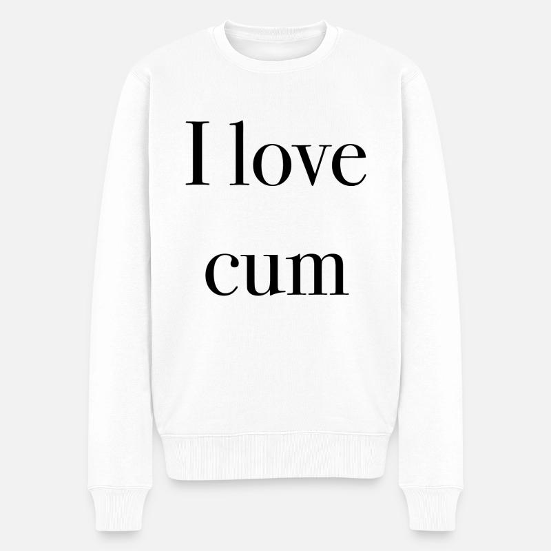 sperme sperme gay couple sperme - Pull Premium bio Homme - blanc