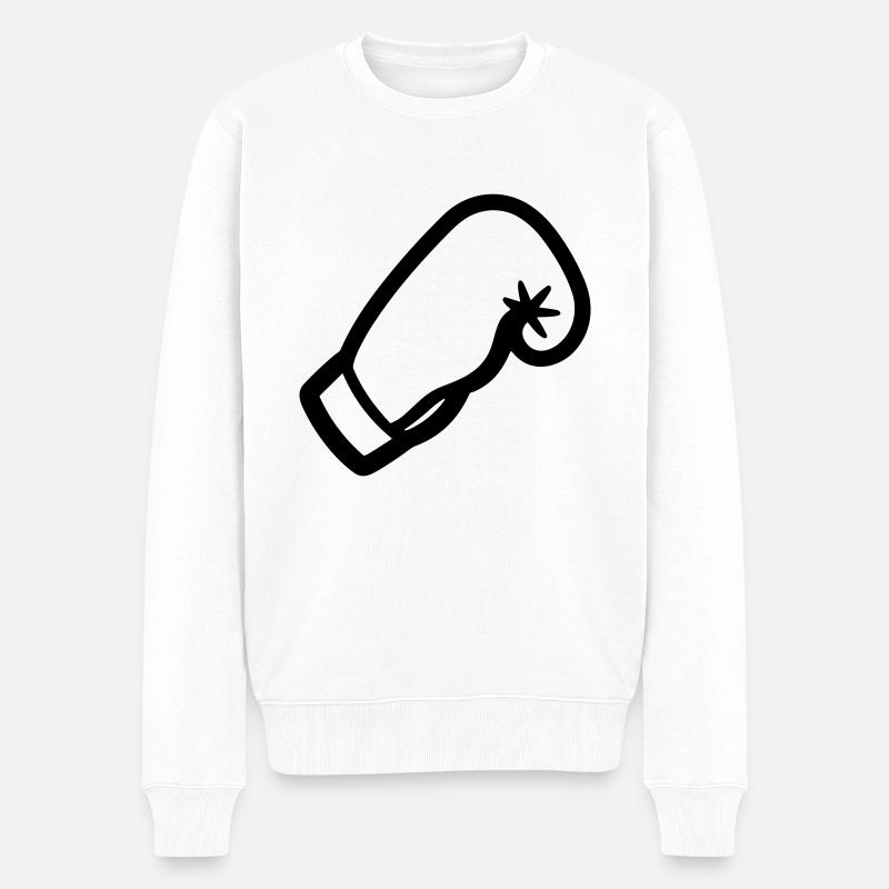 gant de boxe - Pull Premium bio Homme - blanc