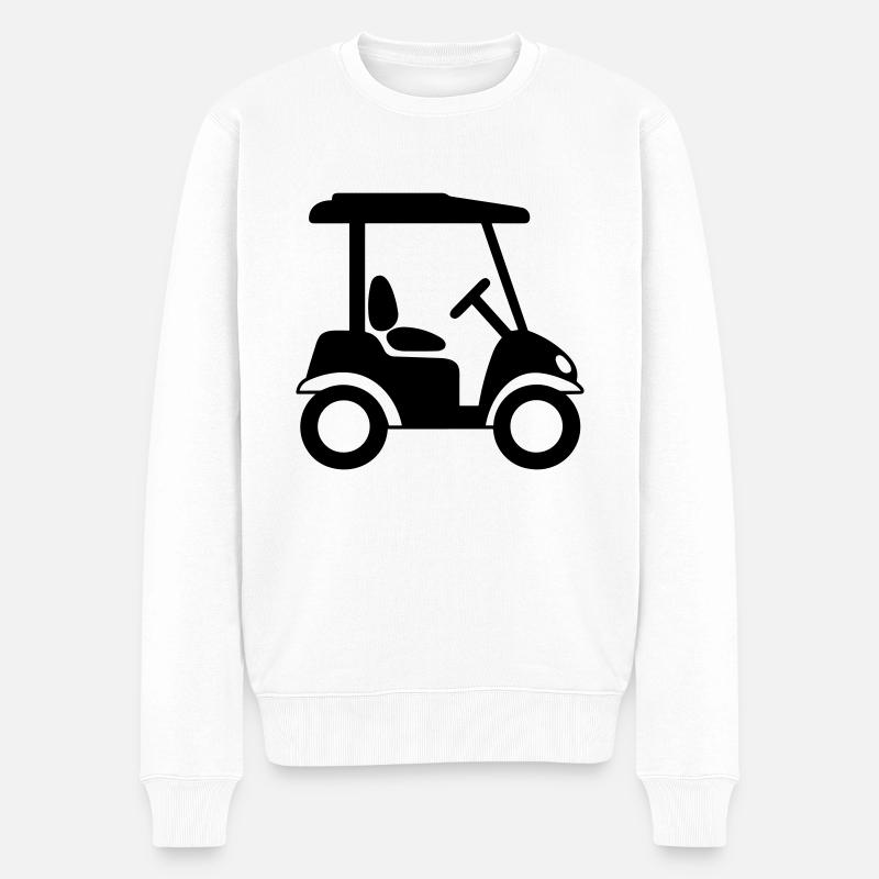 voiture de golf - Pull Premium bio Homme - blanc