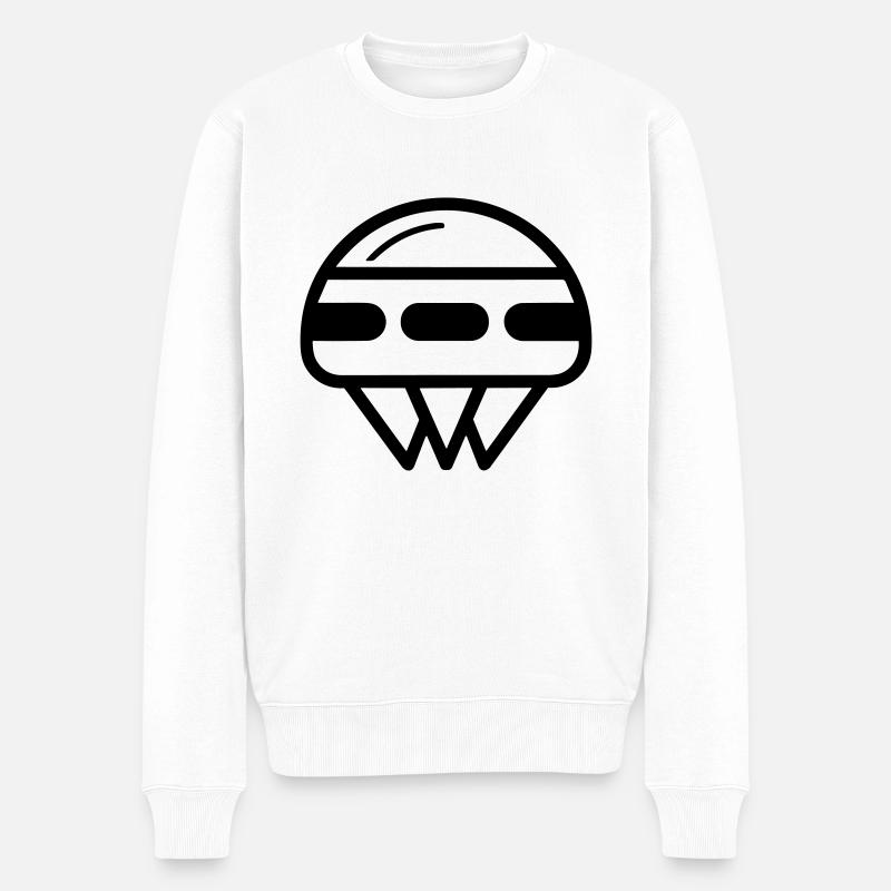 soucoupe volante - Pull Premium bio Homme - blanc