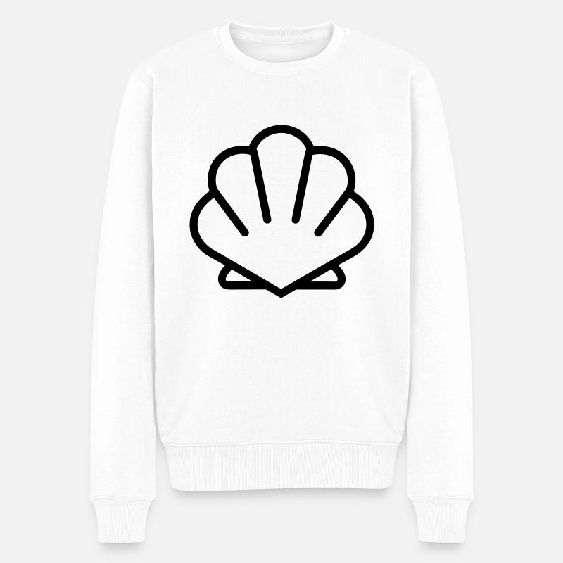 Coquillage - Pull Premium bio Homme - blanc