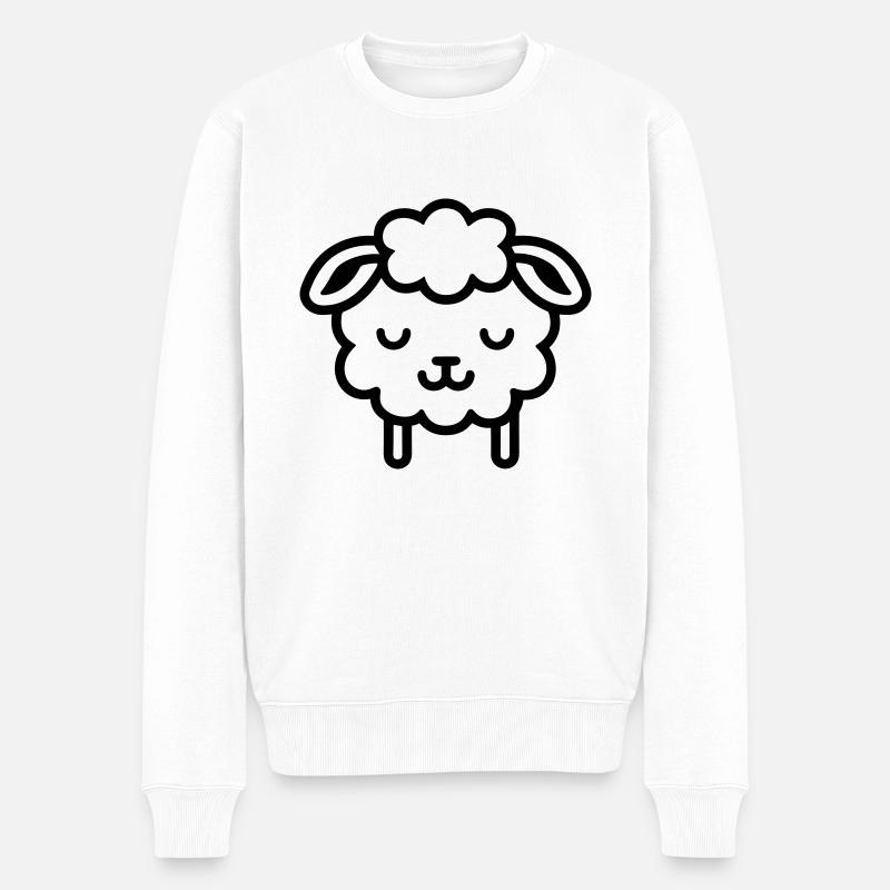 mouton - Pull Premium bio Homme - blanc