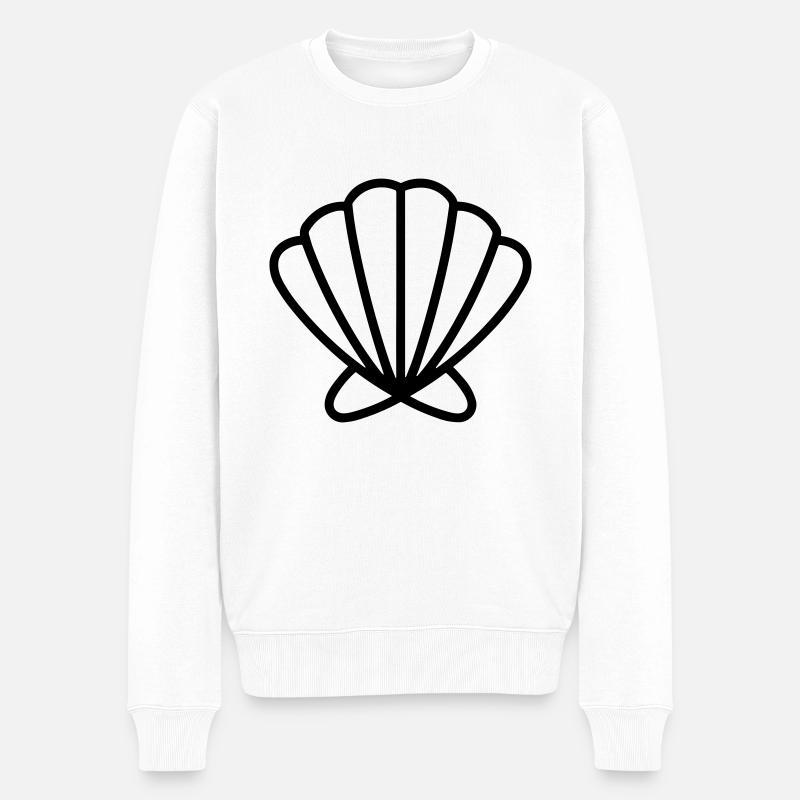 Coquillage - Pull Premium bio Homme - blanc