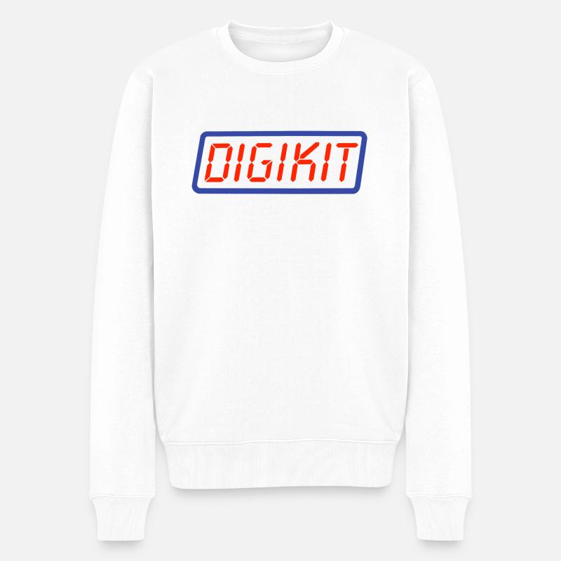 Digikit - Pull Premium bio Homme - blanc