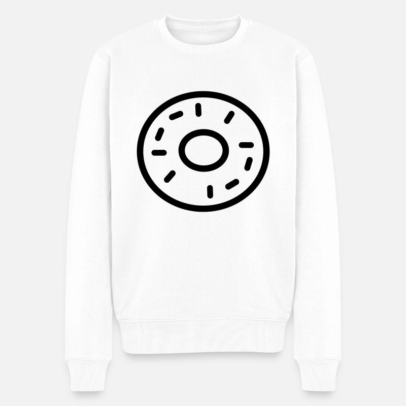 donut - Pull Premium bio Homme - blanc