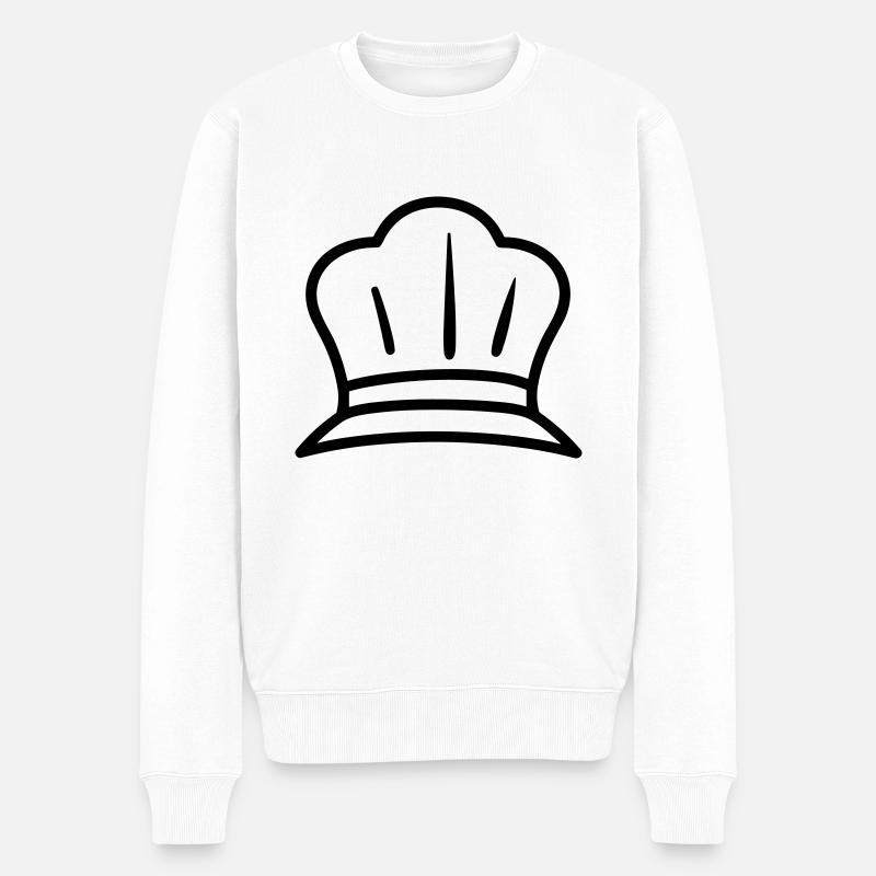 Küchenchef - Männer Premium Bio Pullover - Weiß