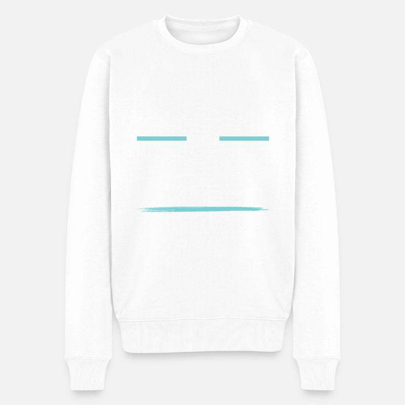 Cycling Crew - Männer Premium Bio Pullover - Weiß