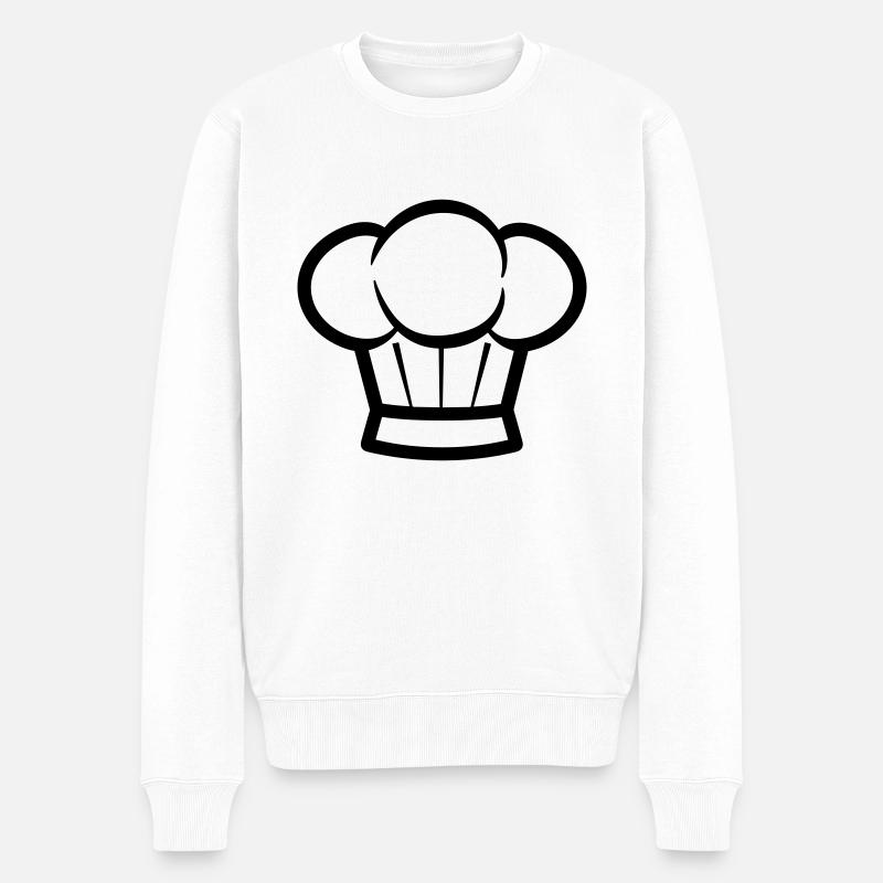 Toque Chef de cuisine - Pull Premium bio Homme - blanc