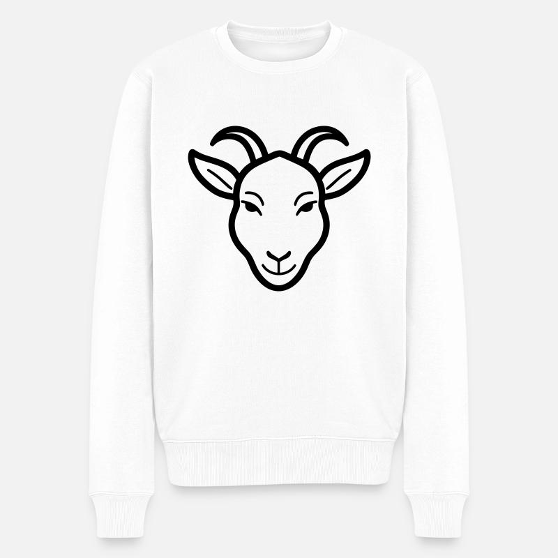 Bouc - Pull Premium bio Homme - blanc