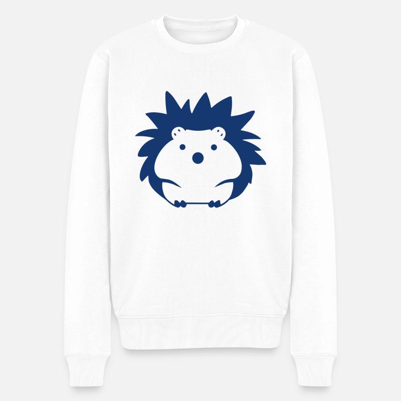 Hérisson - Pull Premium bio Homme - blanc