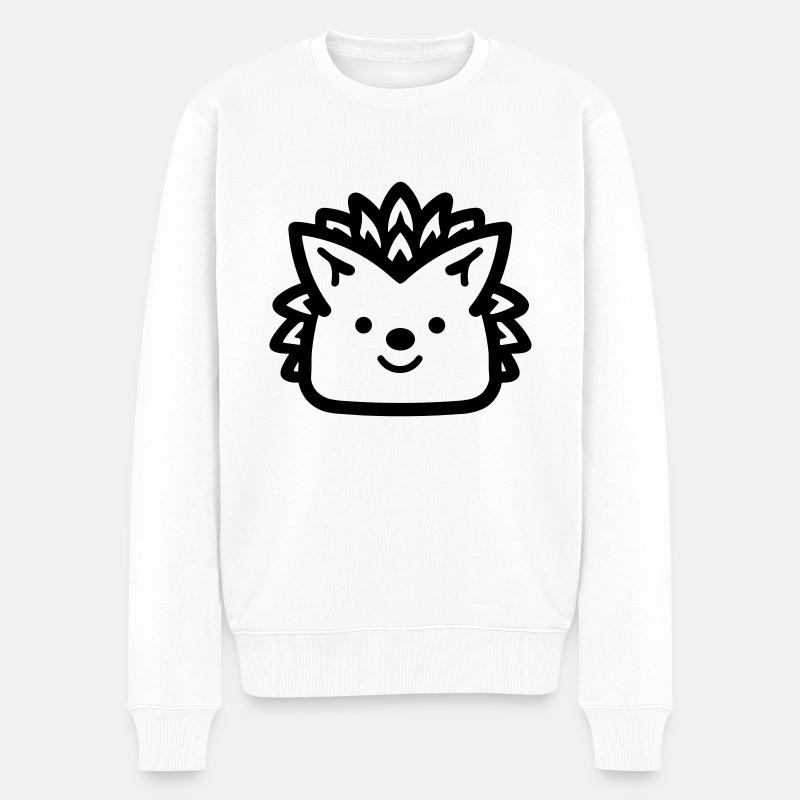 Hérisson - Pull Premium bio Homme - blanc