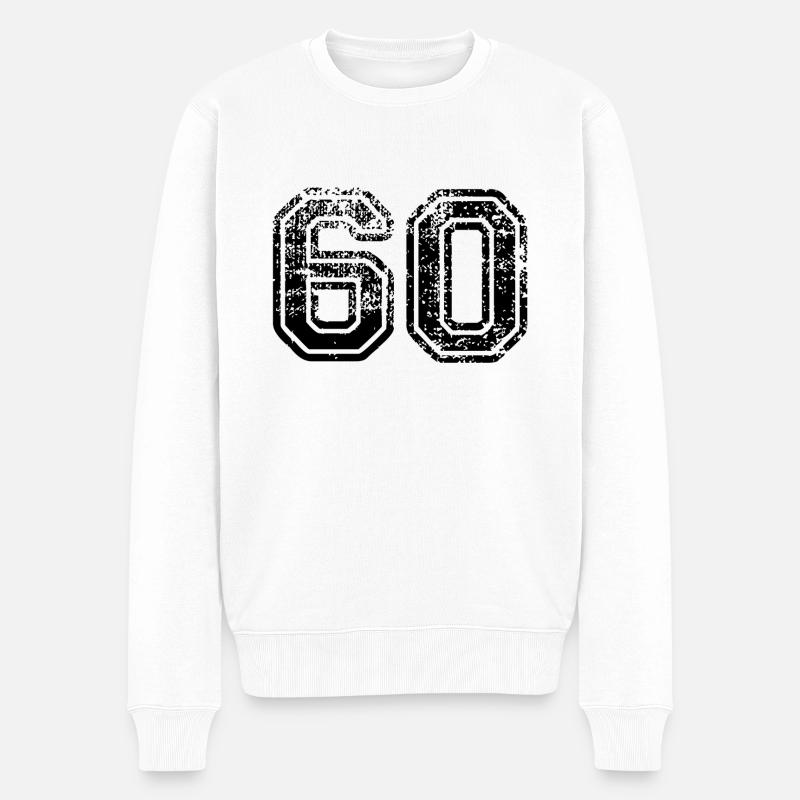 60 - Pull Premium bio Homme - blanc