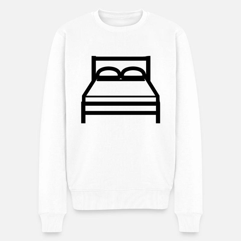 lit - Pull Premium bio Homme - blanc