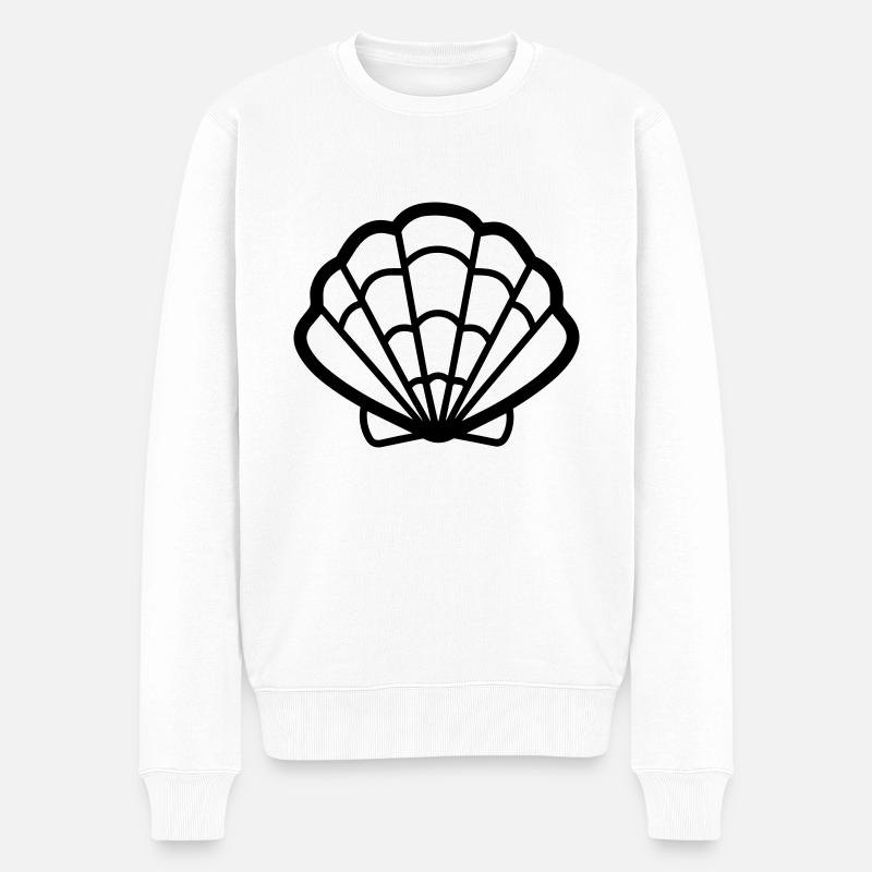 Coquillage - Pull Premium bio Homme - blanc