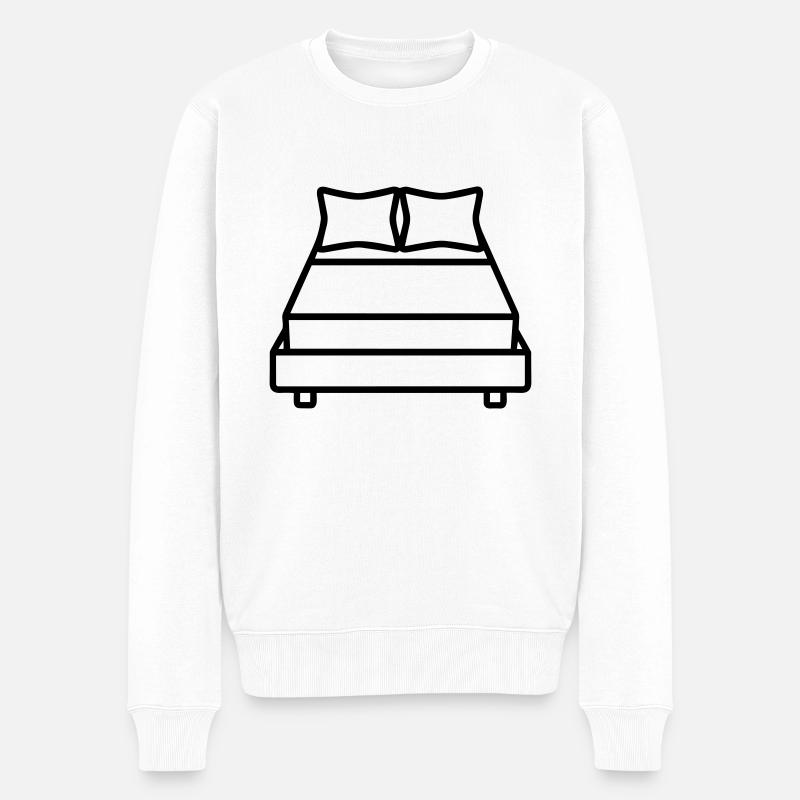 lit - Pull Premium bio Homme - blanc