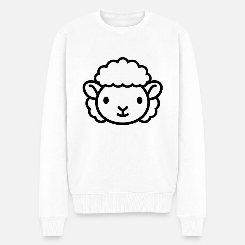 mouton - Pull Premium bio Homme - blanc