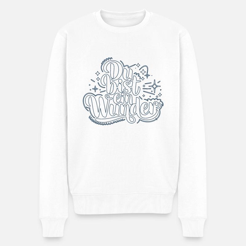 Vous êtes un miracle - Pull Premium bio Homme - blanc