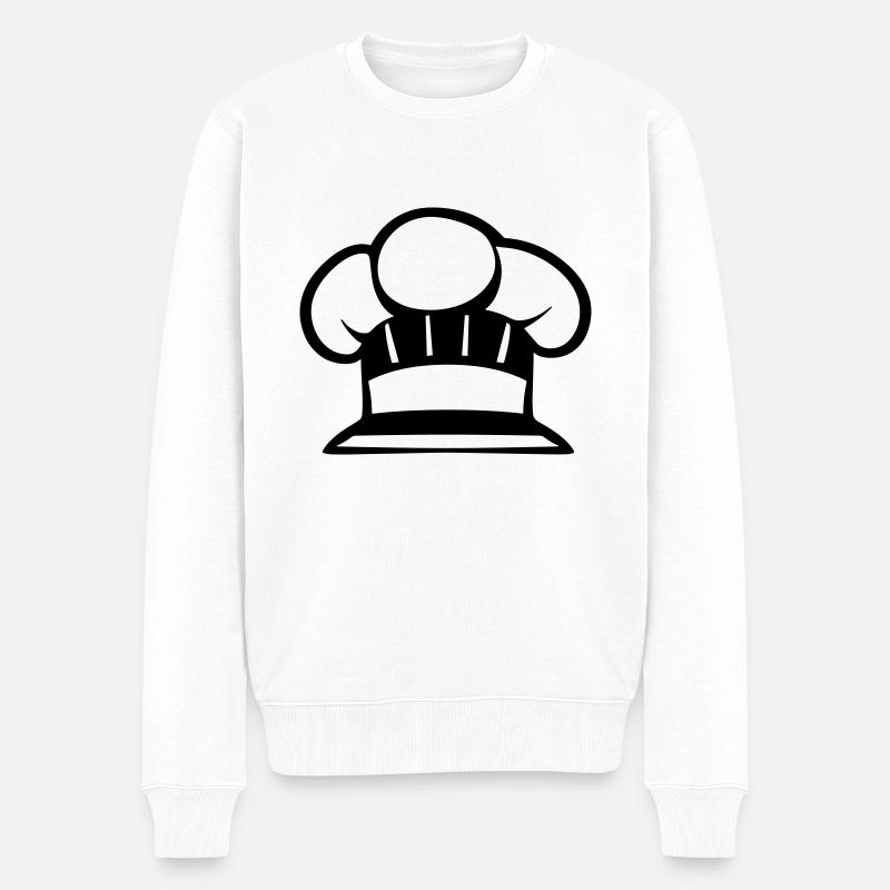Toque Chef de cuisine - Pull Premium bio Homme - blanc