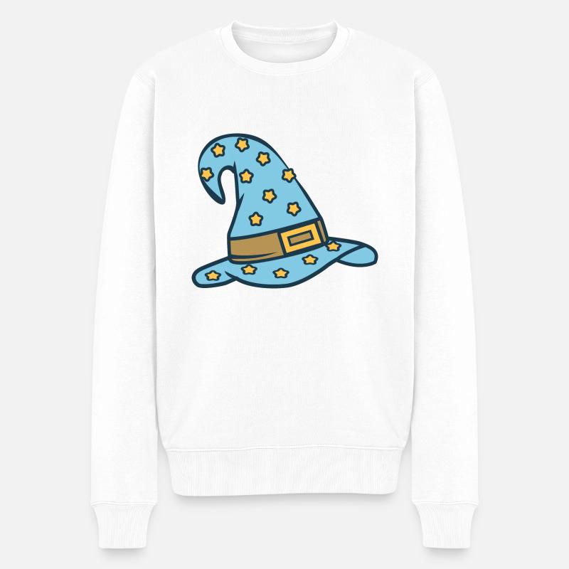 Chapeau de magicien - Pull Premium bio Homme - blanc