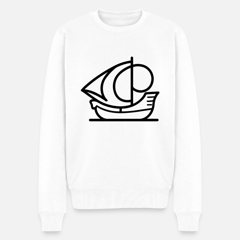 Bateau pirate - Pull Premium bio Homme - blanc