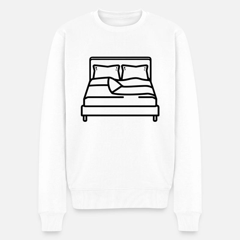 lit - Pull Premium bio Homme - blanc