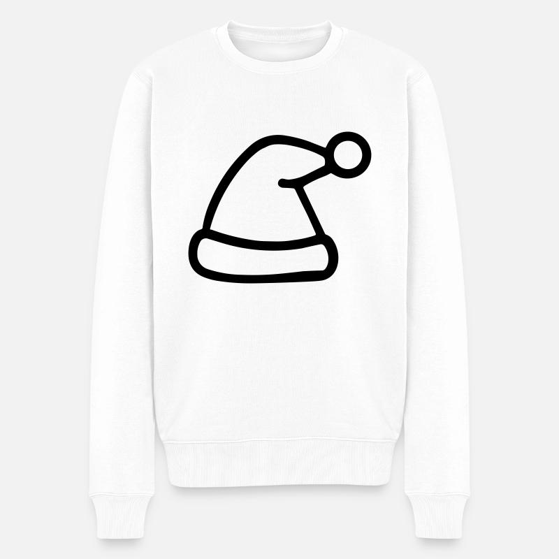 bonnet de noel - Pull Premium bio Homme - blanc