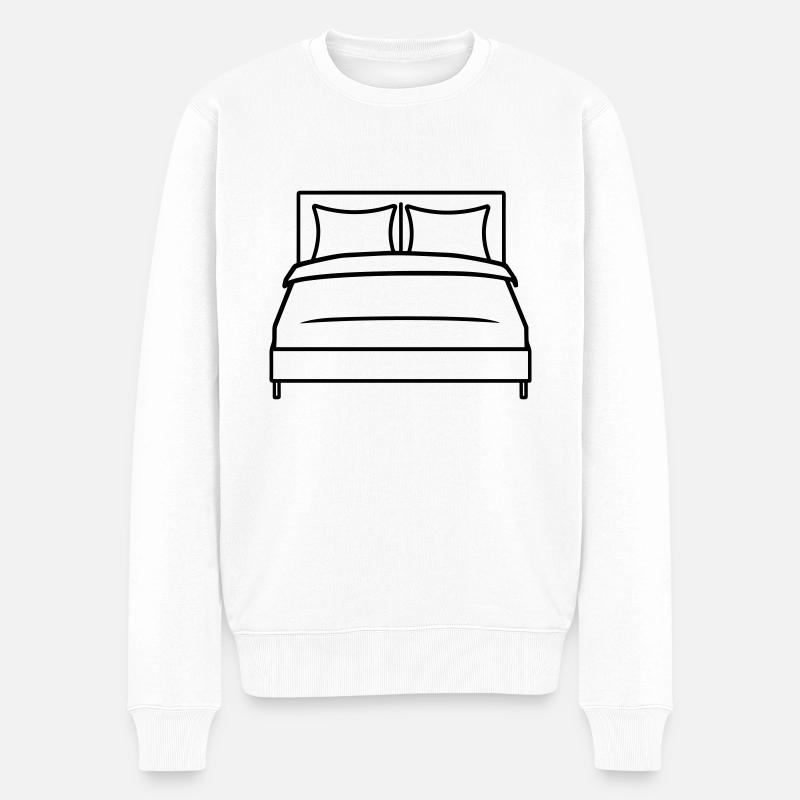 lit - Pull Premium bio Homme - blanc