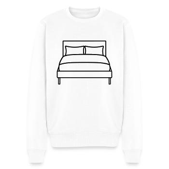 lit - Pull Premium bio Homme - blanc - Devant - Thijin (182cm)