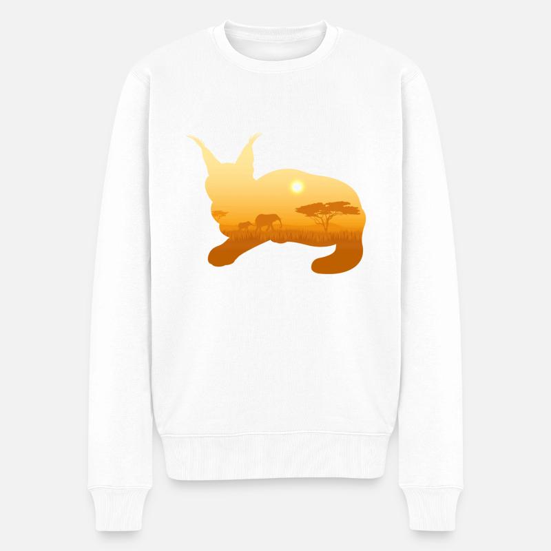 Karakal - Männer Premium Bio Pullover - Weiß