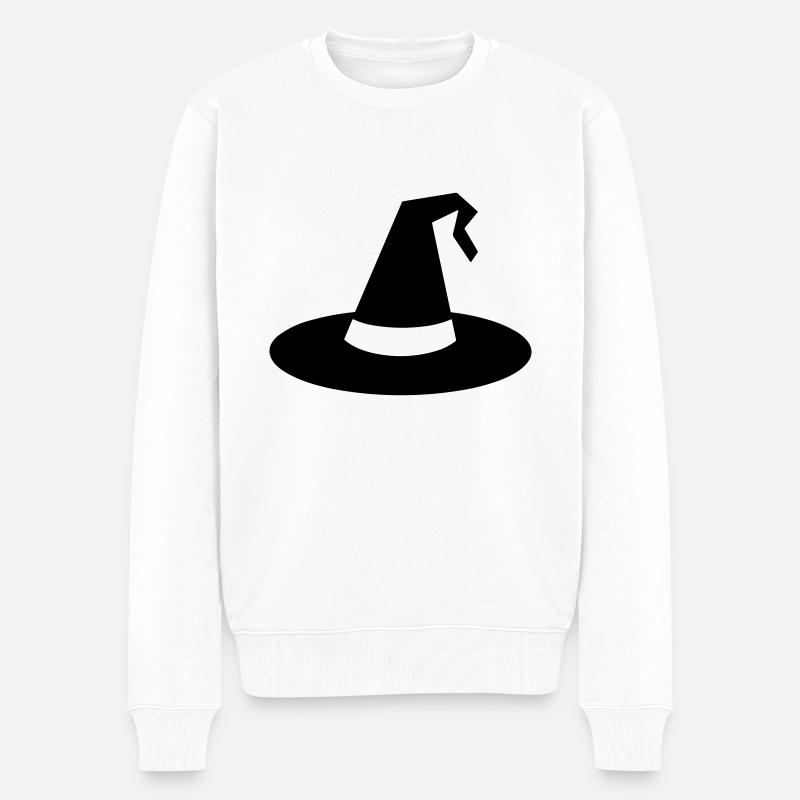 chapeau magique - Pull Premium bio Homme - blanc