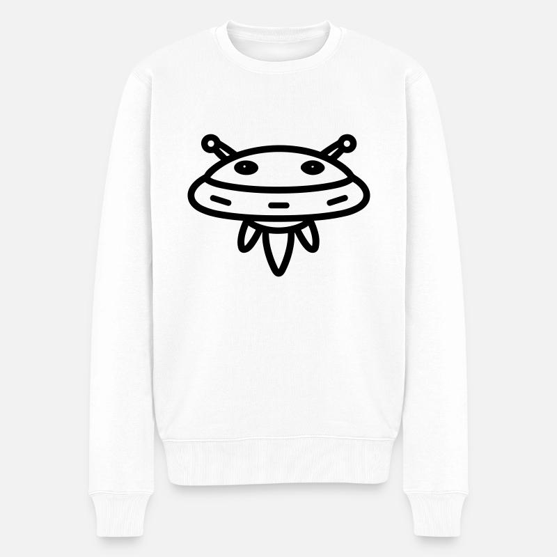 soucoupe volante - Pull Premium bio Homme - blanc