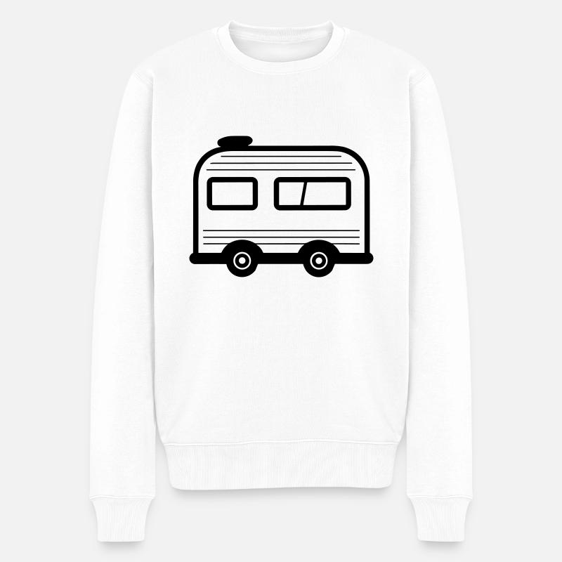 petite caravane - Pull Premium bio Homme - blanc
