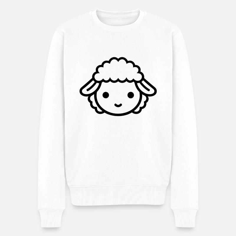 mouton - Pull Premium bio Homme - blanc