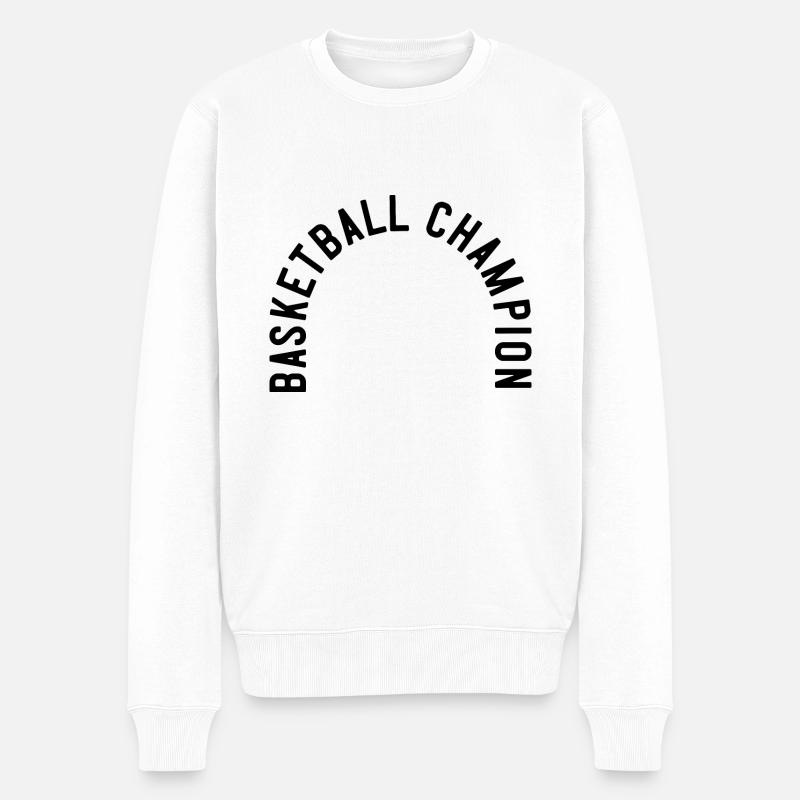 Champion de basket-ball - Pull Premium bio Homme - blanc
