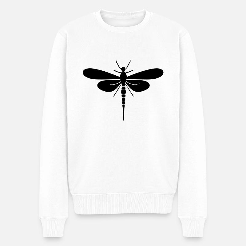 Libellule - Pull Premium bio Homme - blanc