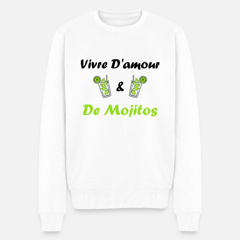 Mojito - Pull Premium bio Homme - blanc