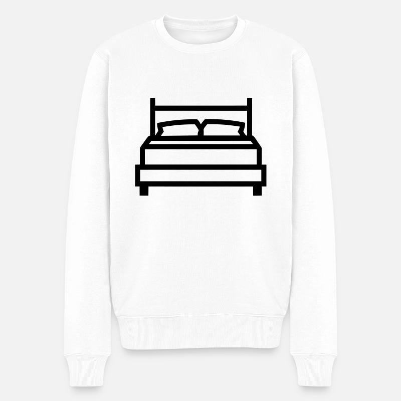 lit - Pull Premium bio Homme - blanc