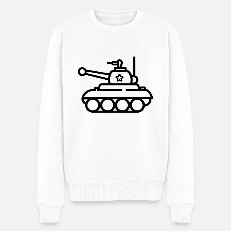 tank - Pull Premium bio Homme - blanc