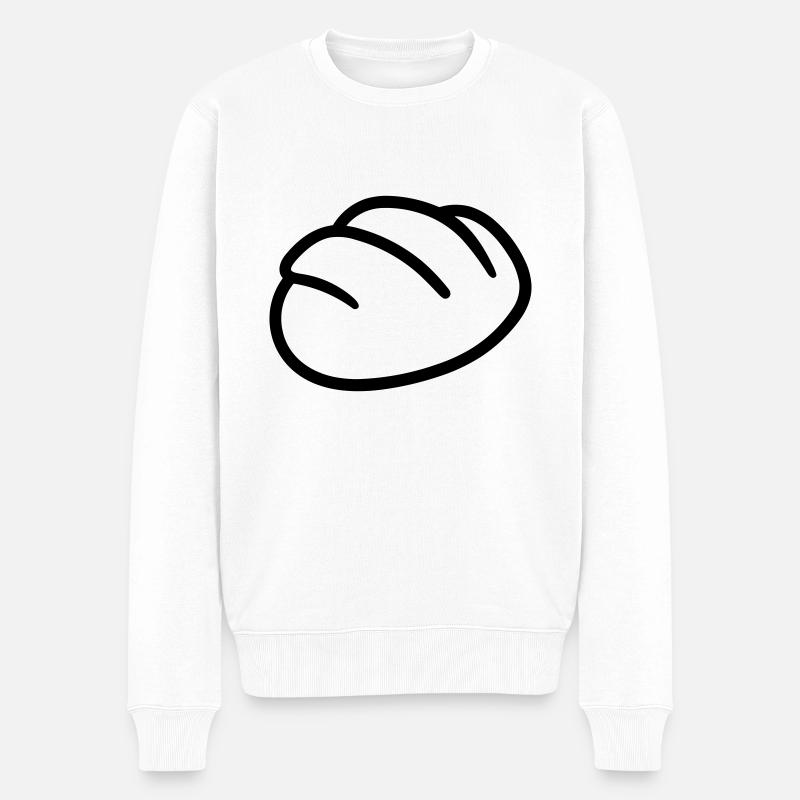 baguette - Pull Premium bio Homme - blanc
