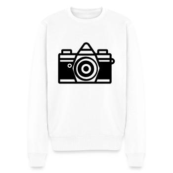 Appareil photo - Pull Premium bio Homme - blanc - Devant - Thijin (182cm)
