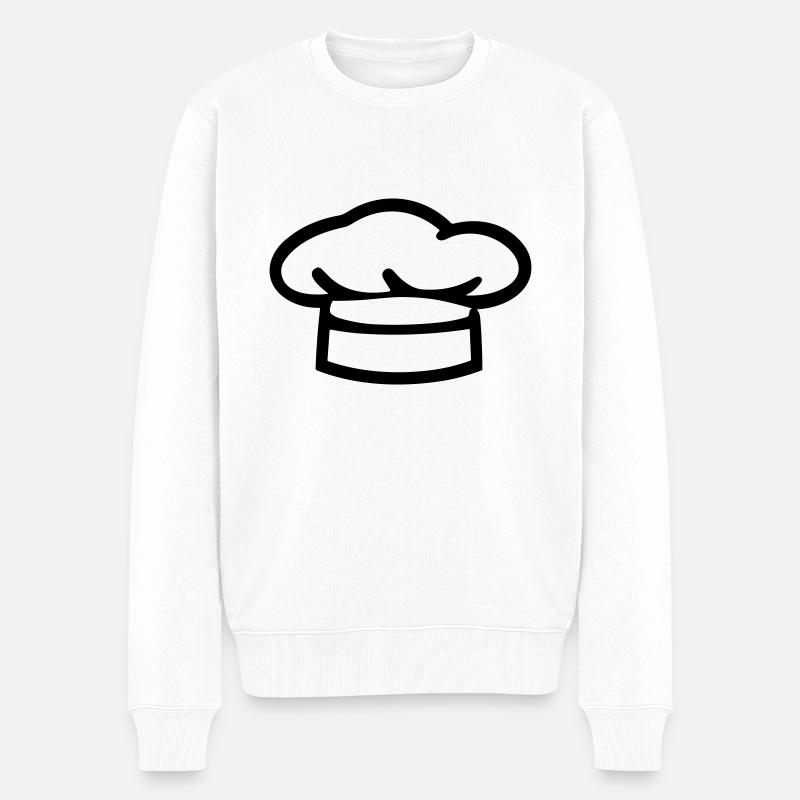 Küchenchef - Männer Premium Bio Pullover - Weiß